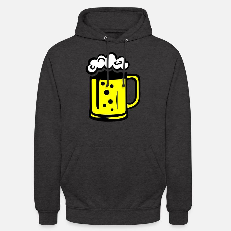 Bier Comic - Unisex Hoodie - Anthrazit