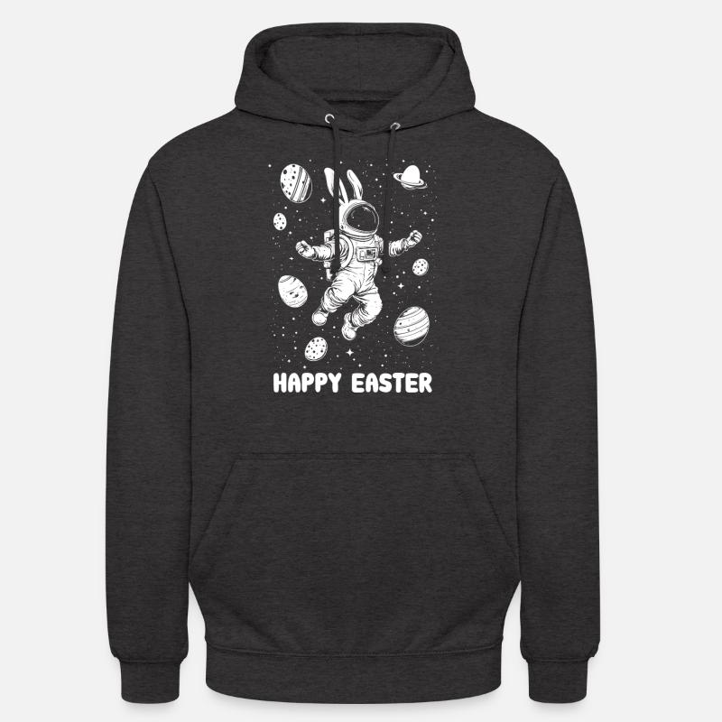 Happy Easter - Easter Bunny - Easter Egg - Space Unisex Hoodie
