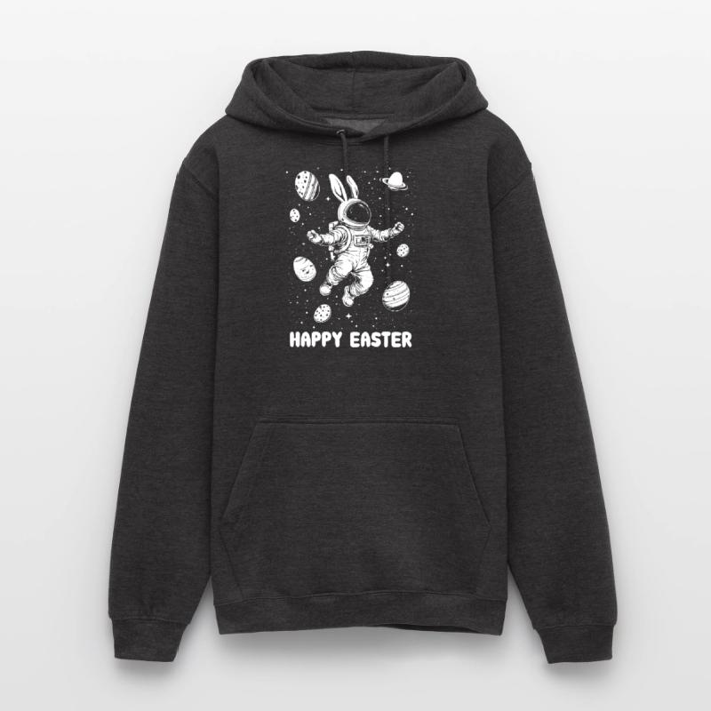 Happy Easter - Easter Bunny - Easter Egg - Space Unisex Hoodie