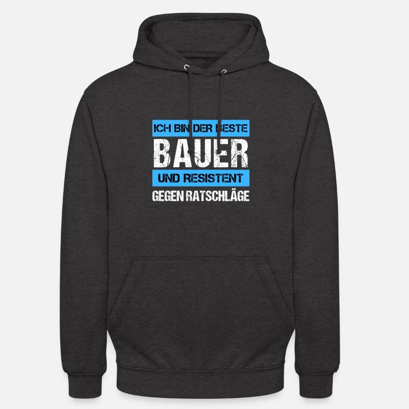 Resistenter Bauer - Unisex Hoodie - Anthrazit