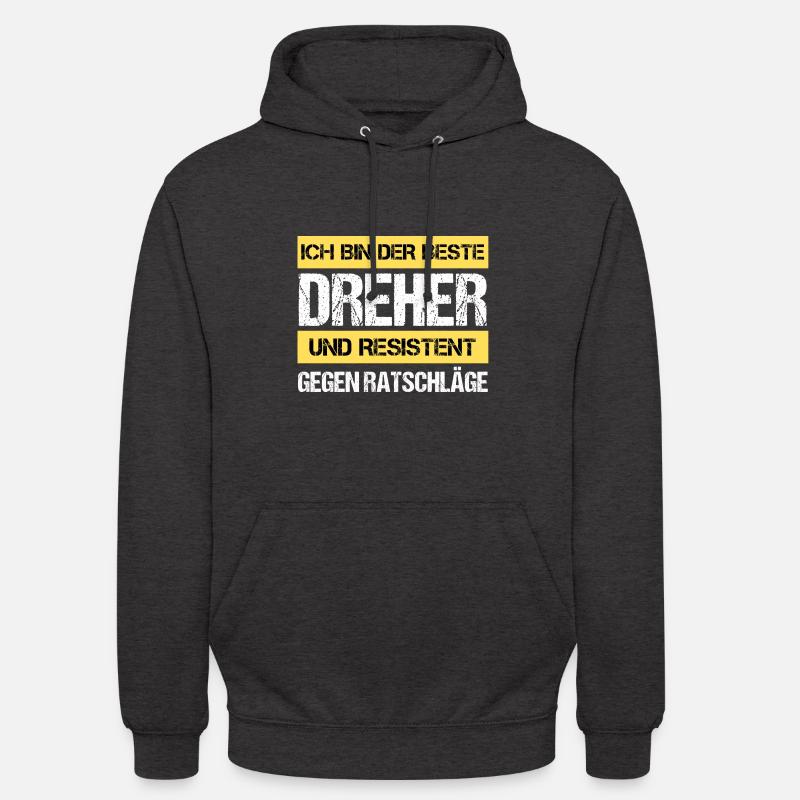 Resistenter Dreher - Unisex Hoodie - Anthrazit