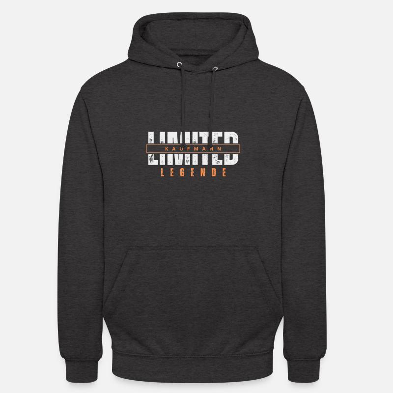 Légende marchande limitée. - Sweat-shirt à capuche unisexe - charbon