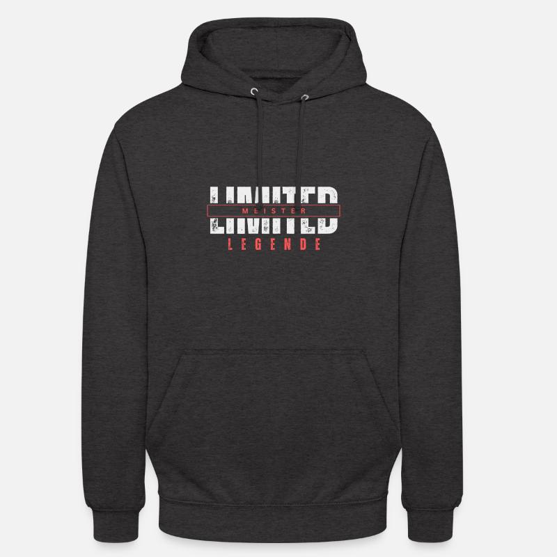 Master Legend limité. - Sweat-shirt à capuche unisexe - charbon