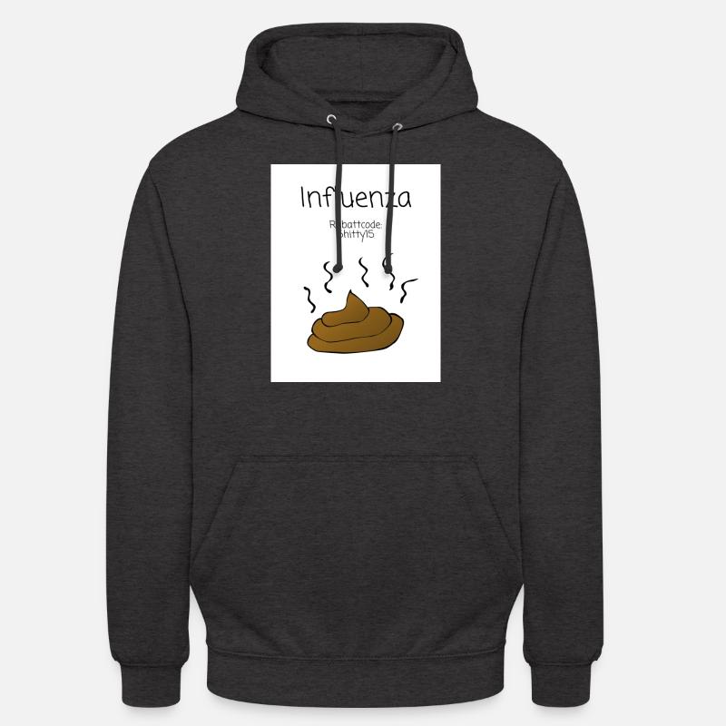Influenza mit Rabattcode - Unisex Hoodie - Anthrazit