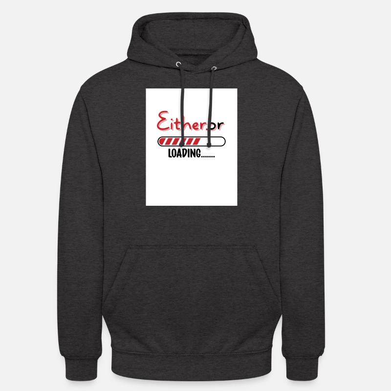 Entweder oder. Entweder oder. - Unisex Hoodie - Anthrazit