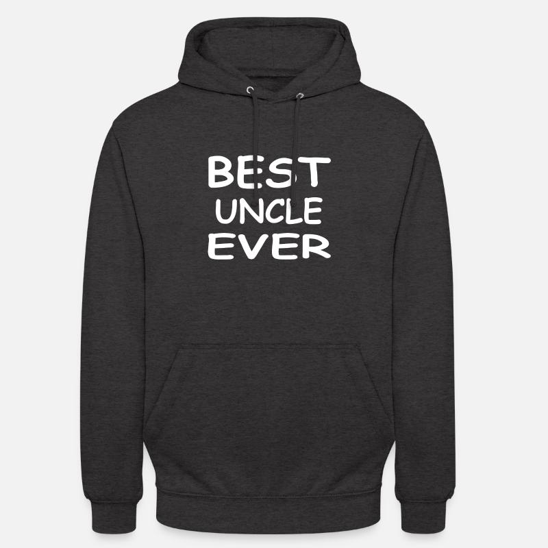 Best uncle ever gift idea for all uncles - Unisex Hoodie - charcoal grey