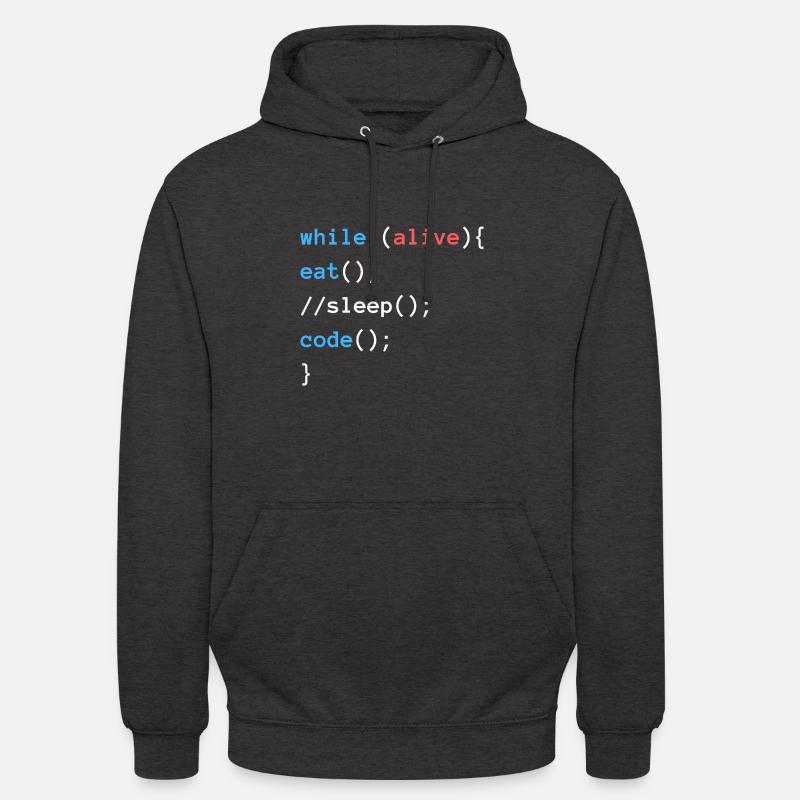 Eat Sleep Code | Programmierer Design Unisex Hoodie
