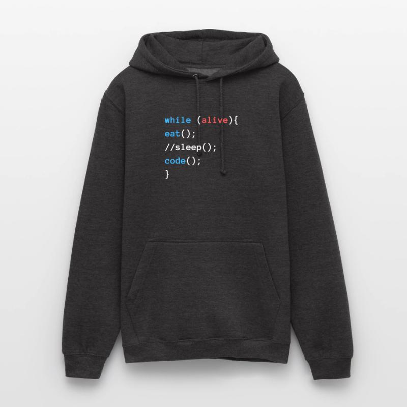 Eat Sleep Code | Programmierer Design Unisex Hoodie