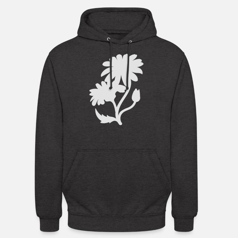 Einfache Gänseblümchen - Unisex Hoodie - Anthrazit