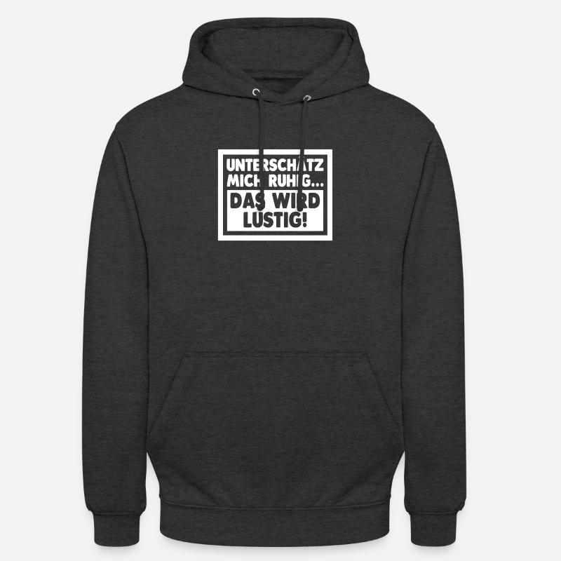 Das wird lustig - Unisex Hoodie - Anthrazit
