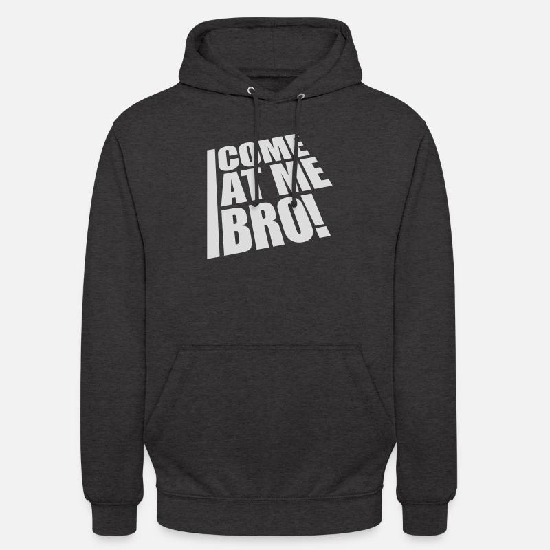 Viens à moi bro - Sweat-shirt à capuche unisexe - charbon
