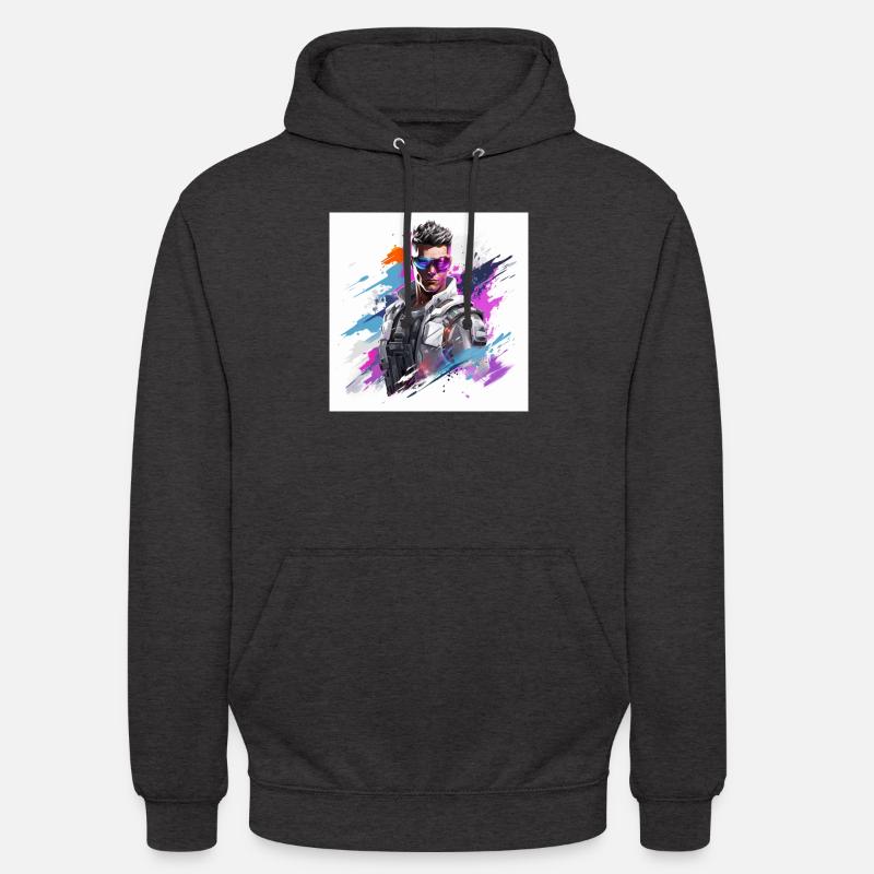 Art du jeu - Sweat-shirt à capuche unisexe - charbon