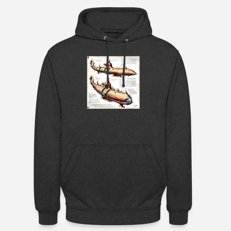 U-Boot #3 - Unisex Hoodie - Anthrazit