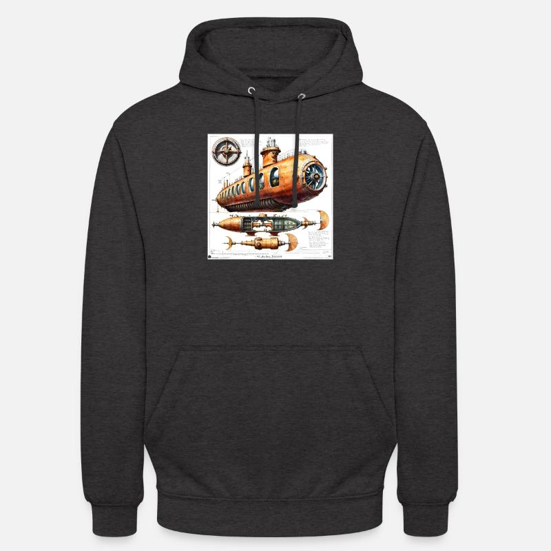 U-Boot Nr. 4 - Unisex Hoodie - Anthrazit