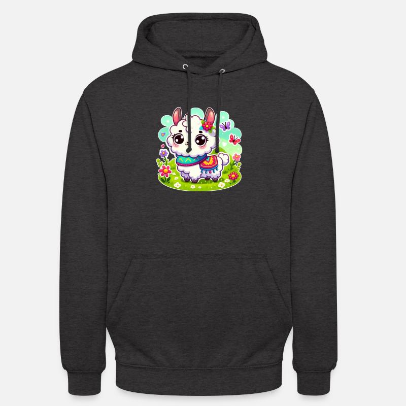 Süßes Lama - Unisex Hoodie - Anthrazit