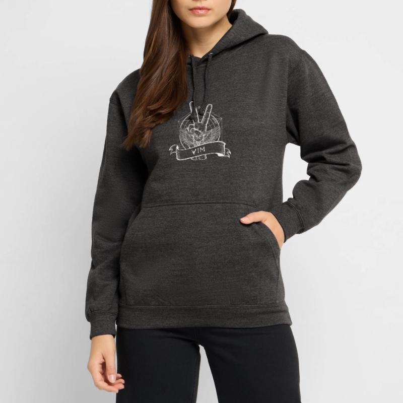 éditeur de console open source vim linux Sweat-shirt à capuche unisexe