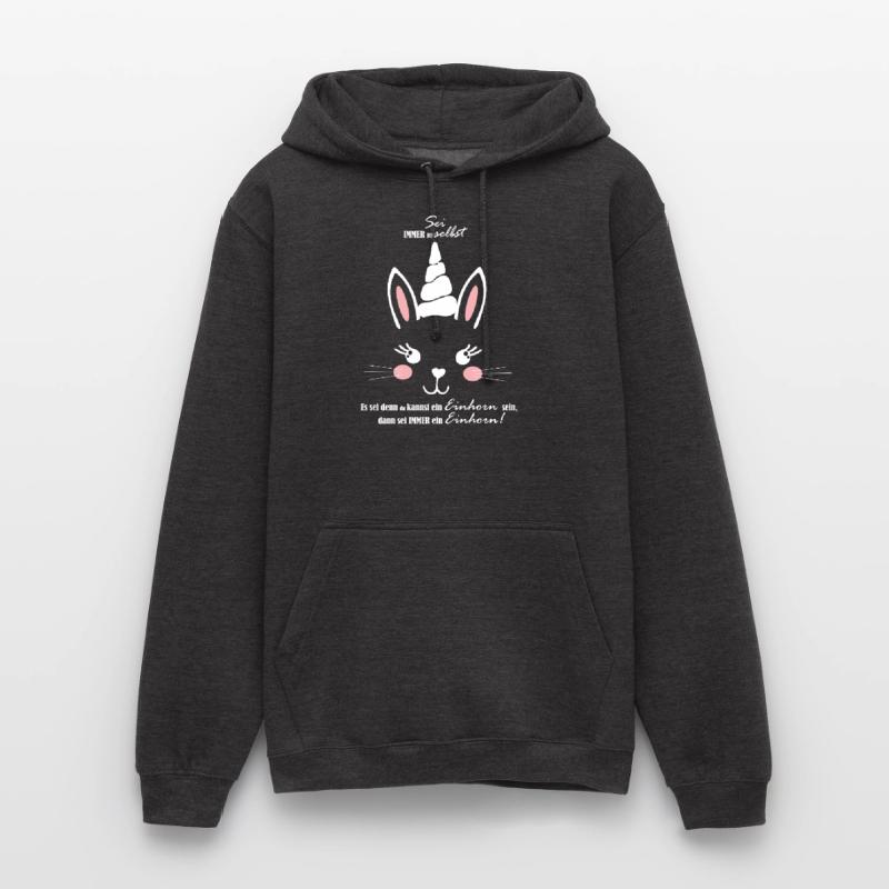 Hase oder Einhorn, oder ein Mischling -Unicorn Unisex Hoodie