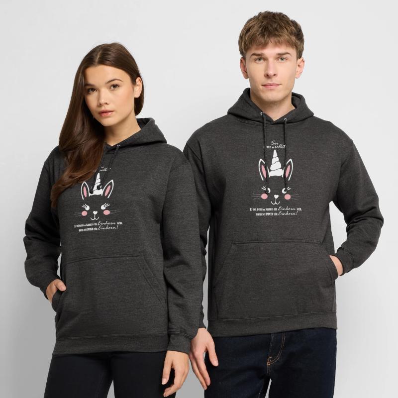 Hase oder Einhorn, oder ein Mischling -Unicorn Unisex Hoodie