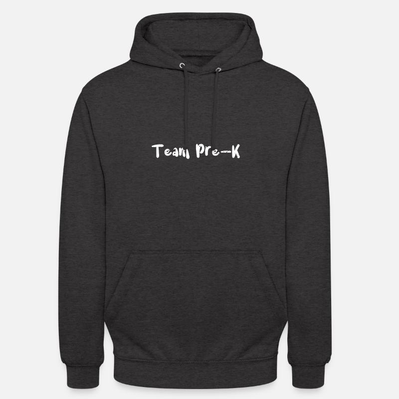 Équipe Pre-K - Enseignant - Sweat-shirt à capuche unisexe - charbon