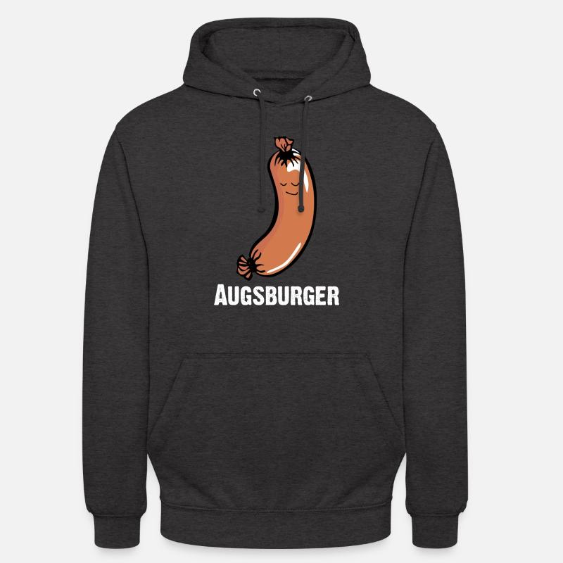 Augsburger, Knackwurst, Bockwurst, Brühwurst - Unisex Hoodie - Anthrazit