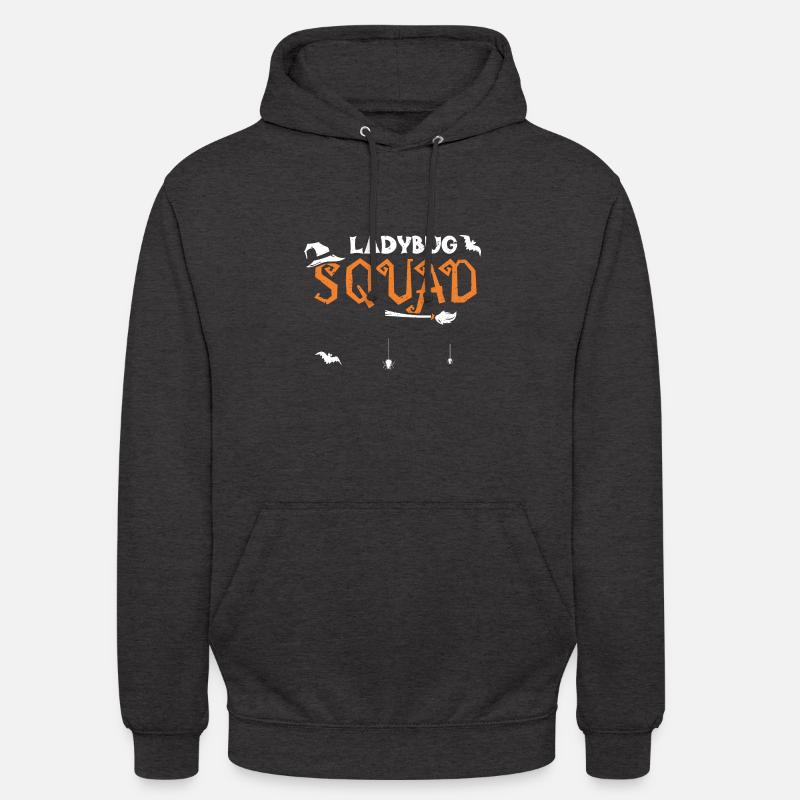 Ladybug Squad - Halloween - Sweat-shirt à capuche unisexe - charbon