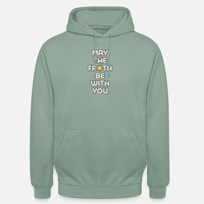 Möge der Schaum mit dir sein - Unisex Hoodie - Graugrün