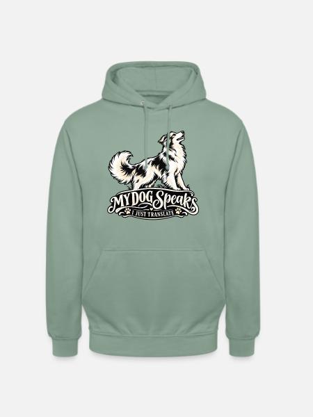 Hundeübersetzer - Unisex Hoodie - Graugrün