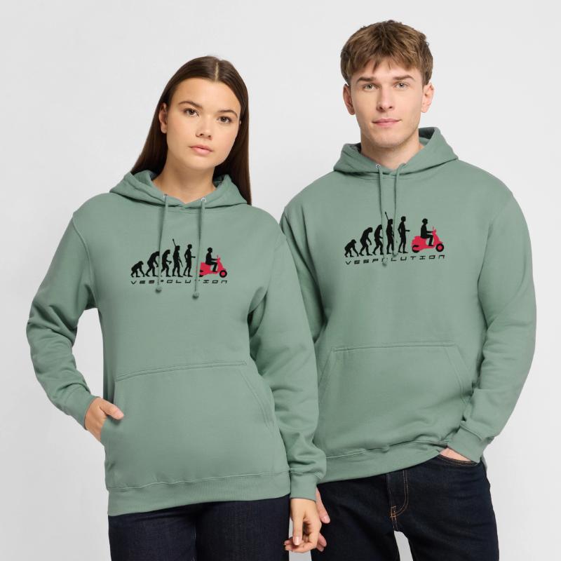 vespolution evolution__b_2c Unisex Hoodie
