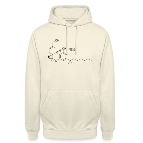 T-shirt molécule THC Cannabis - Sweat-shirt à capuche unisexe