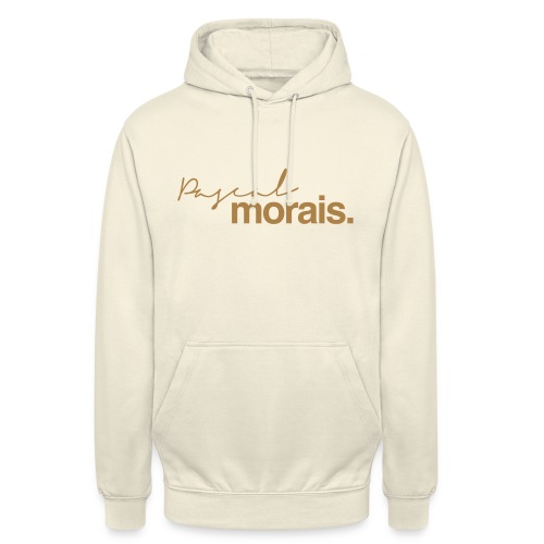 Pascal Morais logo creme/mocha - Unisex Hoodie