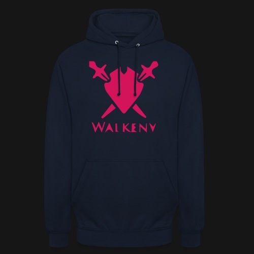 Das Walkeny Logo mit dem Schwert in PINK! - Unisex Hoodie