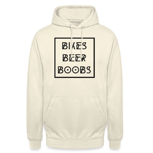 bikes beer boobs - Unisex Hoodie