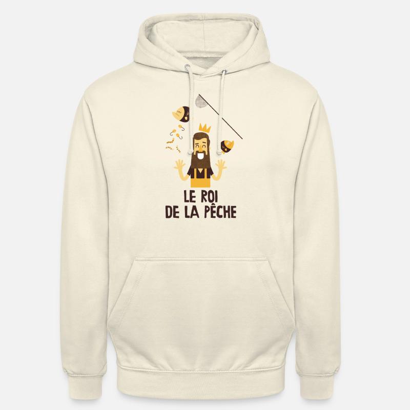 Le roi de la pêche - Sweat-shirt à capuche unisexe - vanille