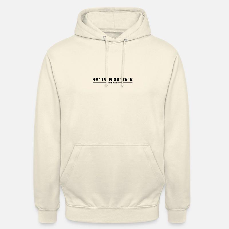 Speyer coordinates - Unisex Hoodie - vanilla