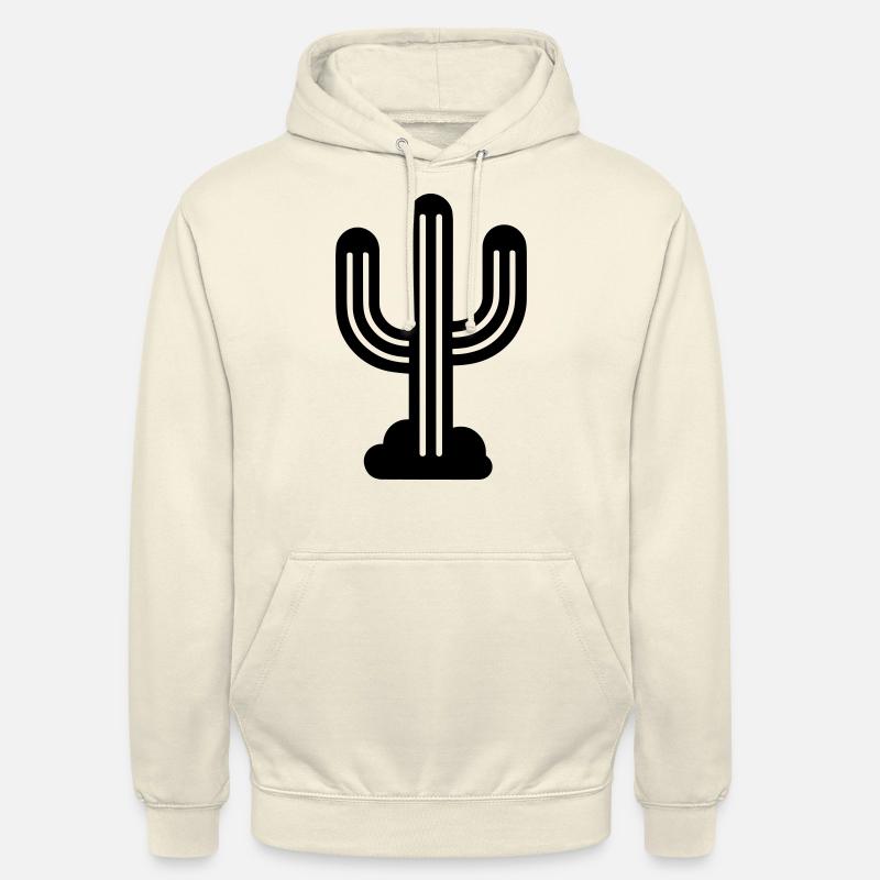 Cactus - Sweat-shirt à capuche unisexe - vanille