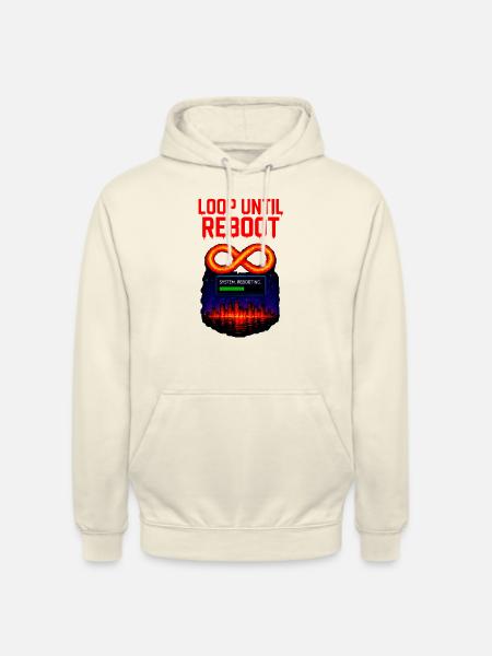 Loop Until Reboot – Pixel Shirt - Unisex Hoodie - Vanille-Milchshake