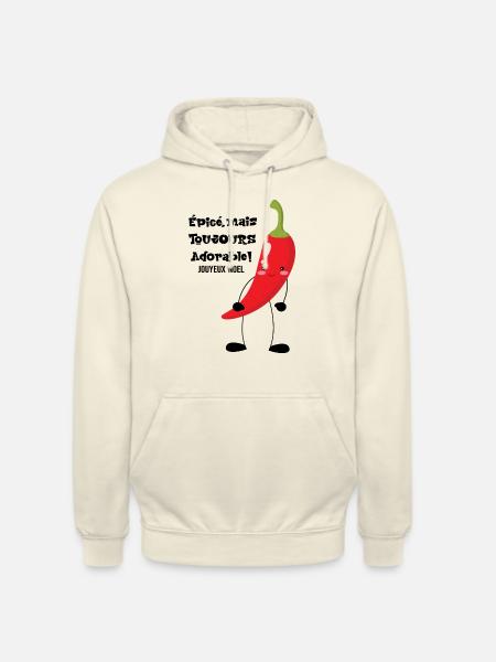 Spicy but still adorable - Unisex Hoodie - vanilla