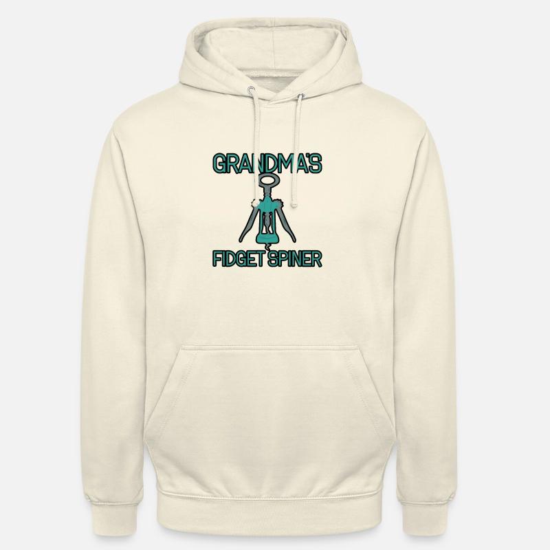Fidget Spinner de grand-mère 3 - Sweat-shirt à capuche unisexe - vanille