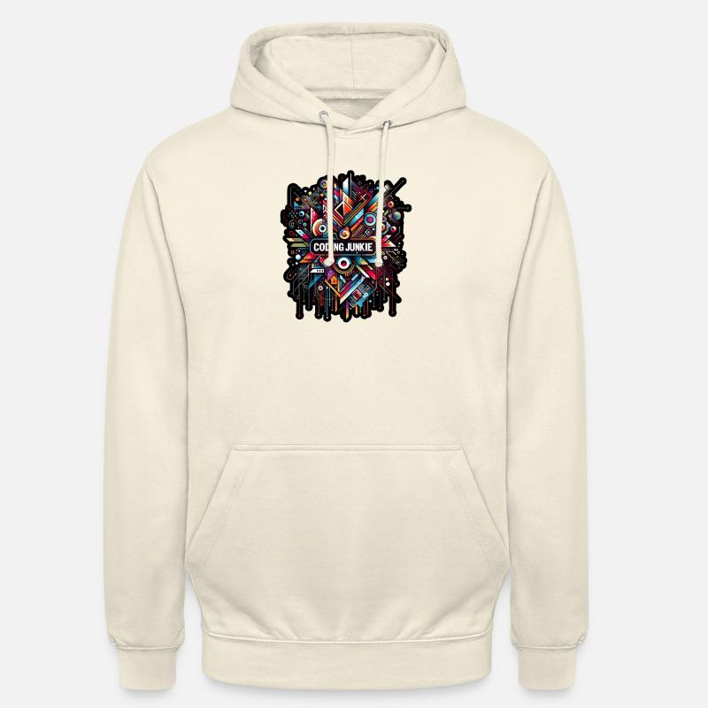 Accro au codage 10 - Sweat-shirt à capuche unisexe - vanille
