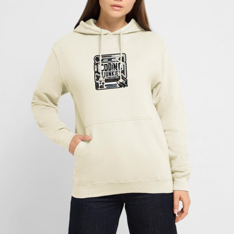 Accro au codage 11 Sweat-shirt à capuche unisexe