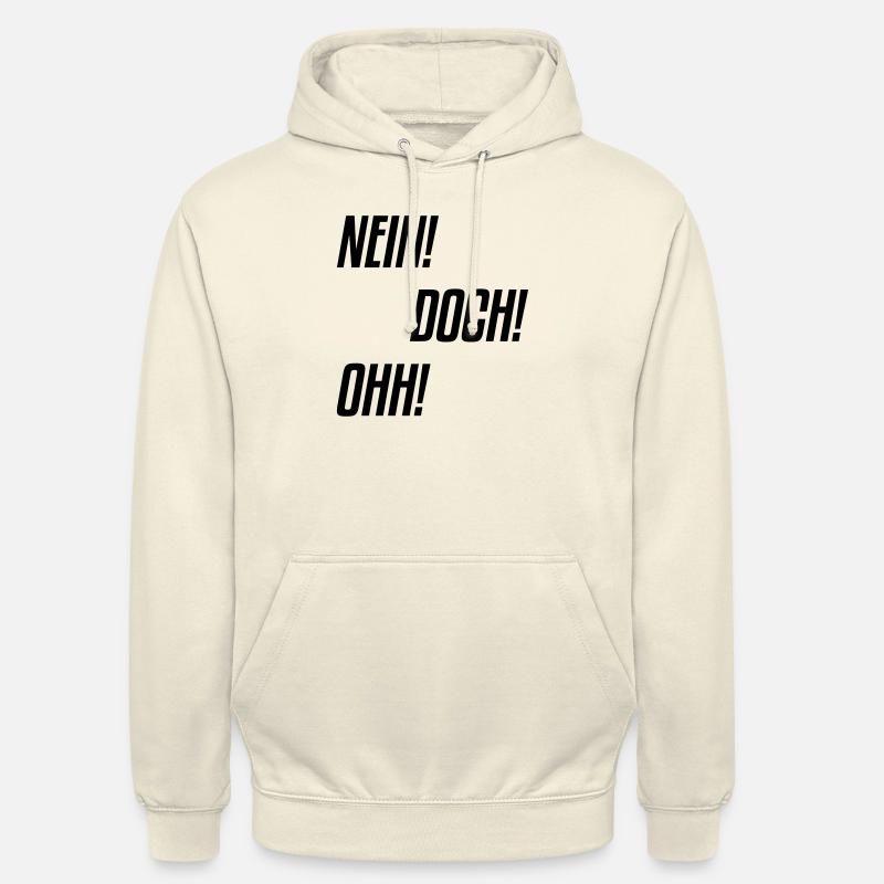 nein doch ohh - Unisex Hoodie - Vanille-Milchshake