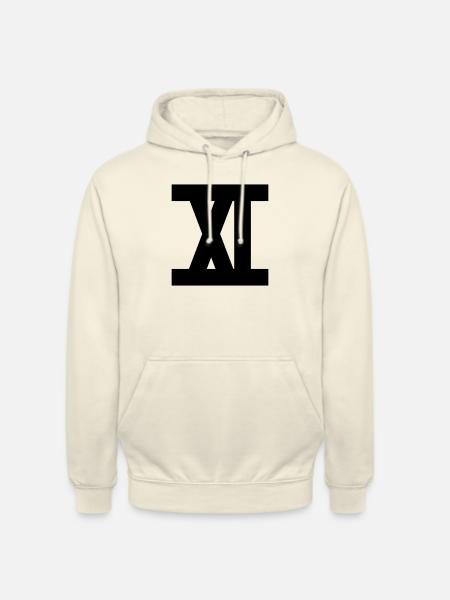 zahl 9 roemisch - Unisex Hoodie - Vanille-Milchshake