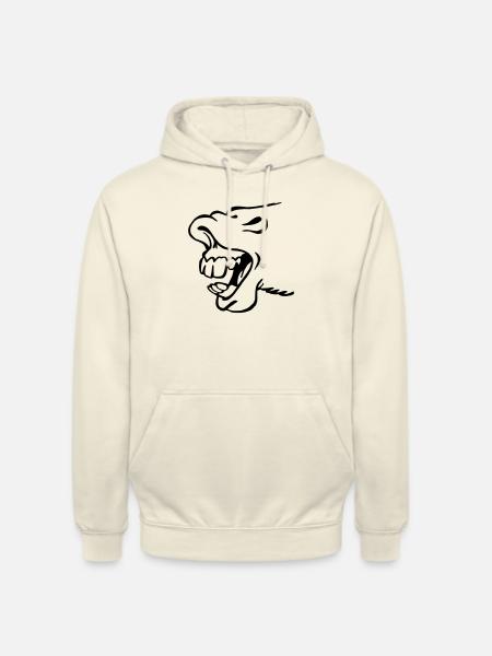 Horsey teeth - Unisex Hoodie - vanilla