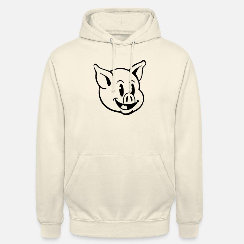 pig_comic_t1 - Unisex Hoodie - Vanille-Milchshake
