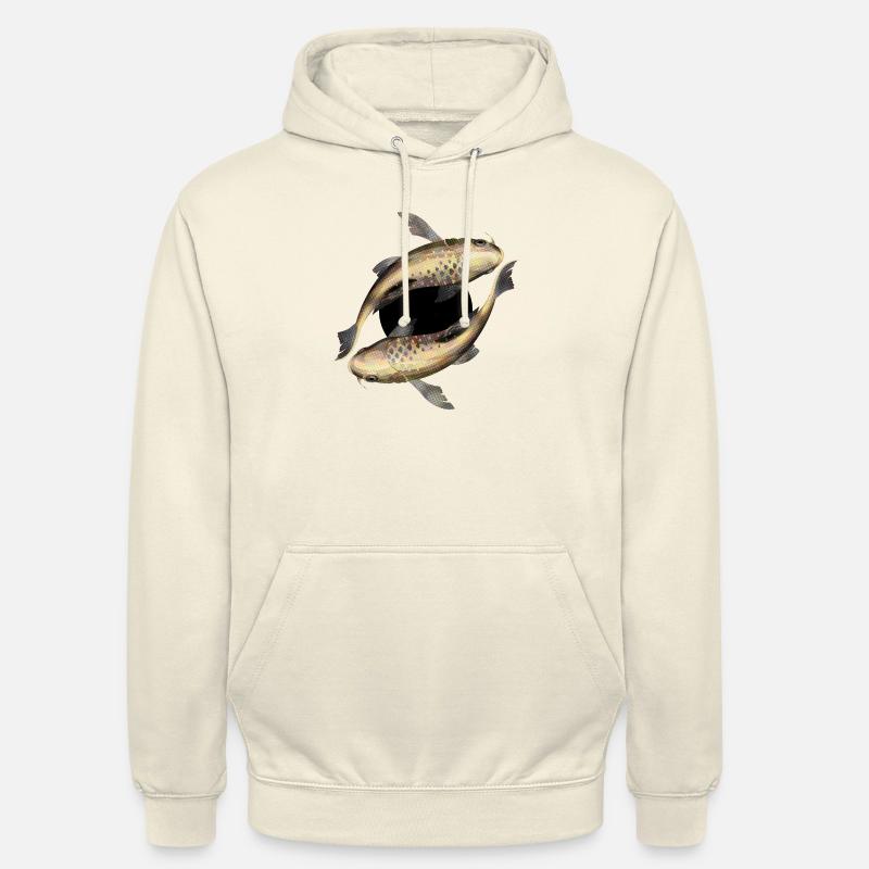 fische stenzeichen - Unisex Hoodie - Vanille-Milchshake