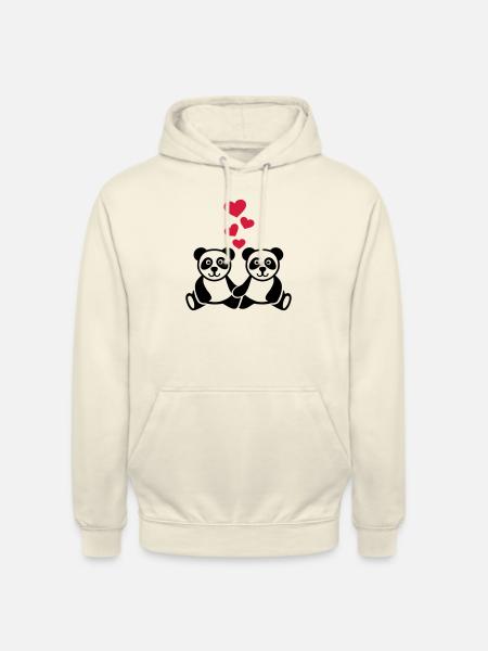 Panda - Unisex Hoodie - vanilla