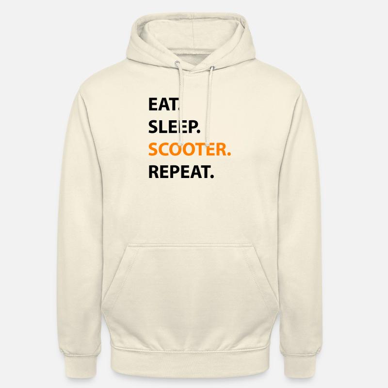 E-Scooter E-Roller Scooter - Sweat-shirt à capuche unisexe - vanille
