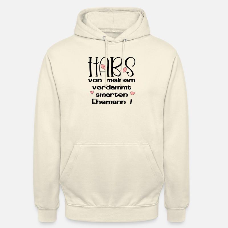 EHEPARTNER SPRÜCHE - SMARTER EHEMANN - HUMOR - Unisex Hoodie - Vanille-Milchshake