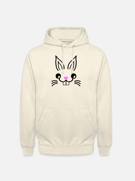 Bunny Rabbit - Unisex Hoodie - vanilla