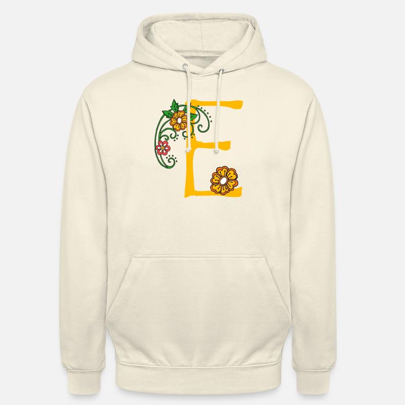 Fleur 30 E - Sweat-shirt à capuche unisexe - vanille